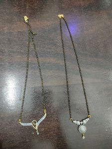 Beautiful AD Mangalsutra Combo Of 2