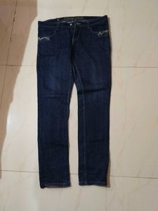 Dark Blue Denim Jeans