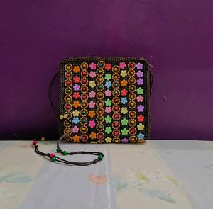 💐Colorful Beaded Square Slig Bag 💐