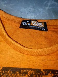 Vintage Orange Graphic T-Shirt