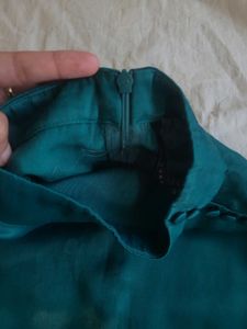 Green Flowy Top