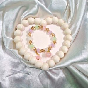 Elegant Beaded Bracelets Set (6 pcs)