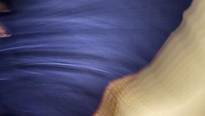 Elegant Navy Blue Velvet Kurta