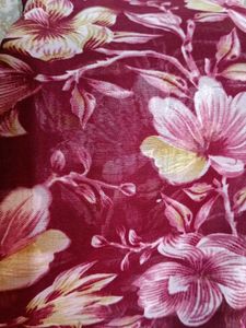 Beautiful Floral Print Saree