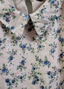 Floral Broderie Anglaise Top
