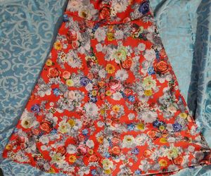 Chic Floral Print Midi Skirt