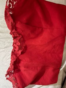 Vibrant Red Lace corset