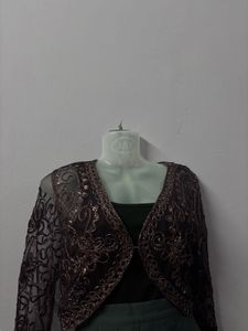 ✨Embellished Net 200s core sequin Jacket✨