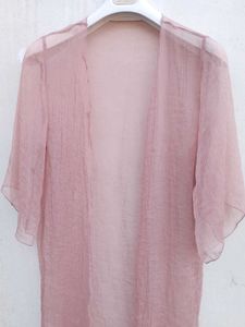 combo long boho Sheer Kimono Style Top
