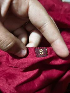 Elegant Red Lace Kurta