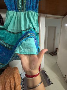 Boho Turquoise Chic Kurta / Mini Dress