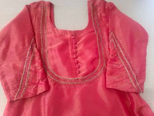 Elegant Pink Embroidered Blouse