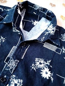 Floral Print Shirt 🤍🧒🏻
