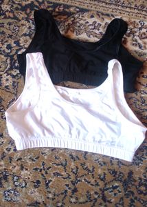 Sport Bra, Combo Of 2, Black Is New