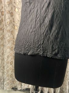 Chic Black V-Neck Ruched Tank Top