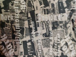 Y2k Newspaper print Tank Top