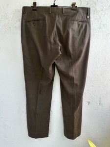 Men's Classic Brown Checkered Trousers