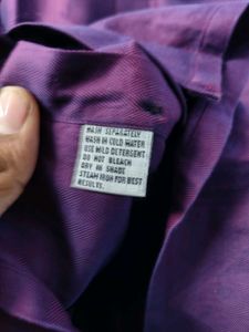 Men's Classic Purple Dress Shirt