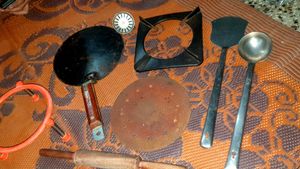 Vintage Indian Cooking Utensils Set 7