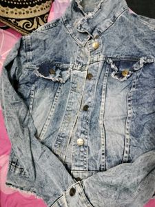 Distressed Denim Jacket