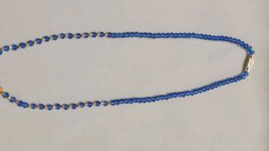 Elegant Blue Crystal Necklace