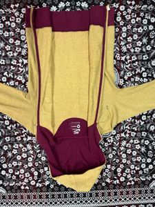 Nike Yellow Zip-Up Hoodie