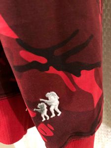 AAPE BAPE Red Camo Hoodie