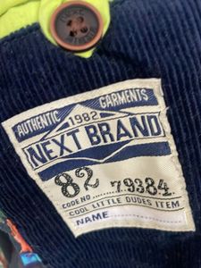Boys Navy Blue Corduroy Blazer