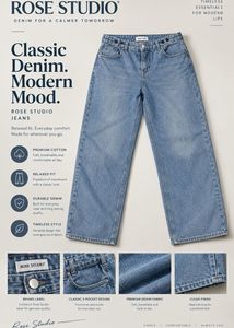 Rose Studio Relaxed Fit Denim Jeans