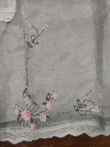 tissu fabric kurti with handwork
