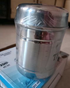 Ekveera Steel Canister Set tea &amp; sugar container