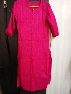 Beautiful pink suit with pant and dupatta