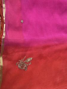 Elegant Ombre Chiffon pure Saree