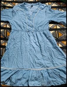 Light Blue Denim Dress