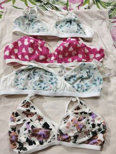 38"Cotton Bras Set of 4