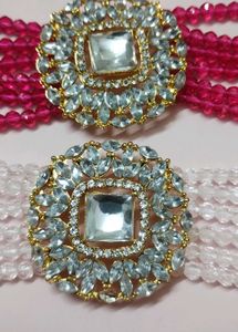 Stunning Kundan Bridal Choker Necklace Set