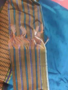 Unstitched Blue Suit With Dupatta