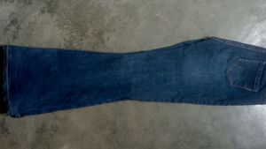 Distressed Flare Leg Jeans