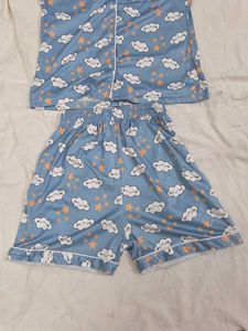 Cute Cloud &amp; Star Pajama Set
