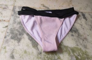 Pink &amp; Black Bikini Bottom
