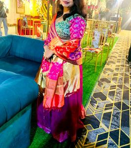 Vibrant Indian Ethnic Lehenga Choli Set