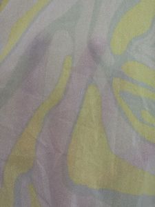 Sheer Swirl Print Long Sleeve Top