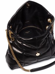 Saint Laurent Black Leather Shoulder Bag