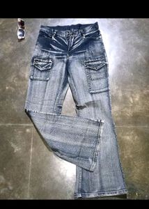 Bootcut Grey Jeans