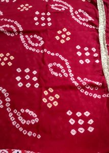 Cotton Bandhani Dupatta Combo