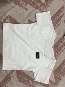 White Square Neck Crop Top