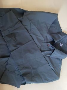 Classic women's Grey Button-Up Shirt