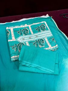 Elegant Rose Embroidered Kurta Set