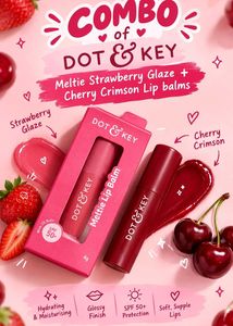 COMBO of DOT & KEY Meltie Strawberry glaze + Cherr