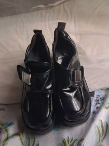 Chunky Platform Wedge Shoes